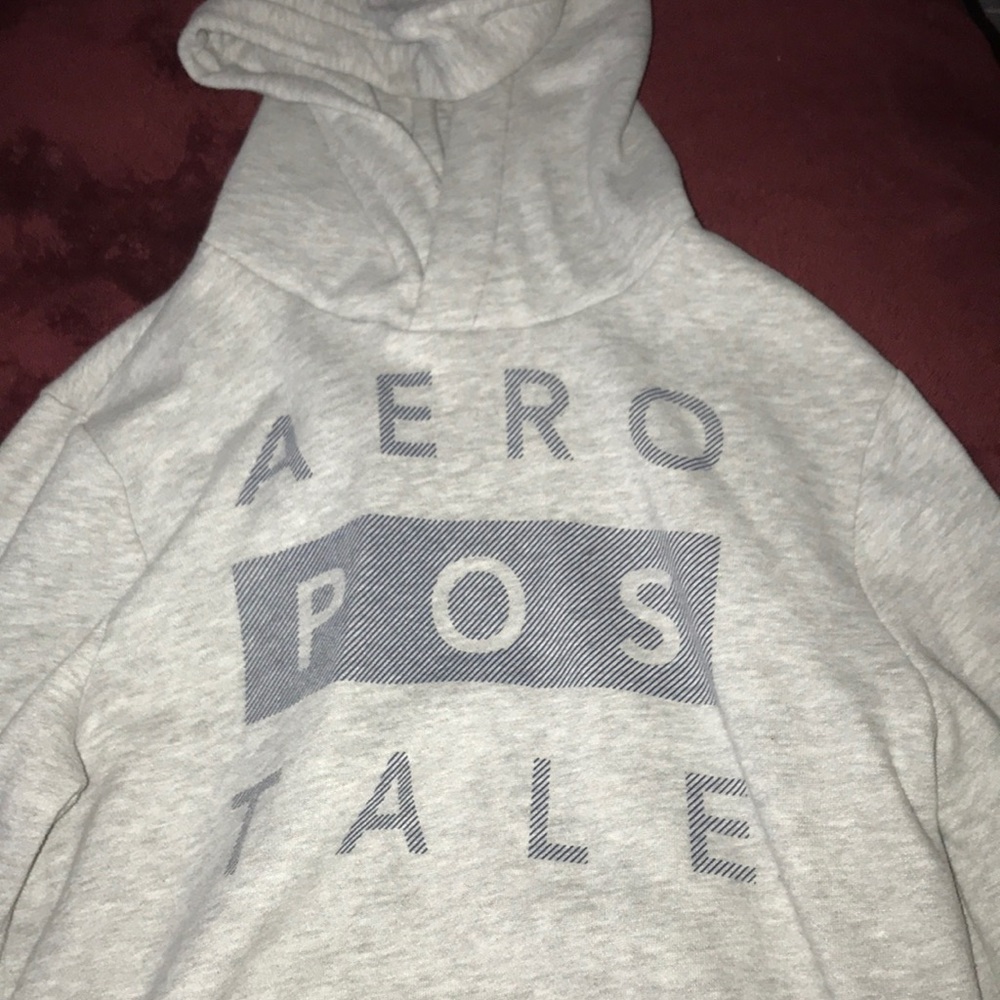 Aeropostale Grey Hoodie - Picture 2 of 2
